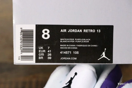 - RETRO - 414571-105 'LAKERS' AIR AIR JORDAN 13 JORDAN 1125